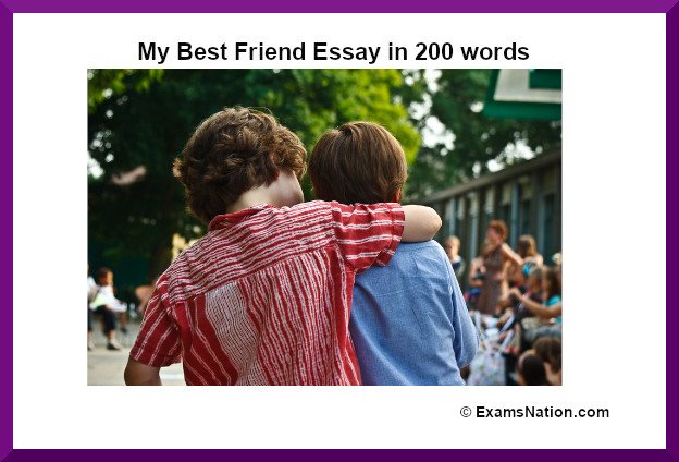 my best friend essay in 200 words