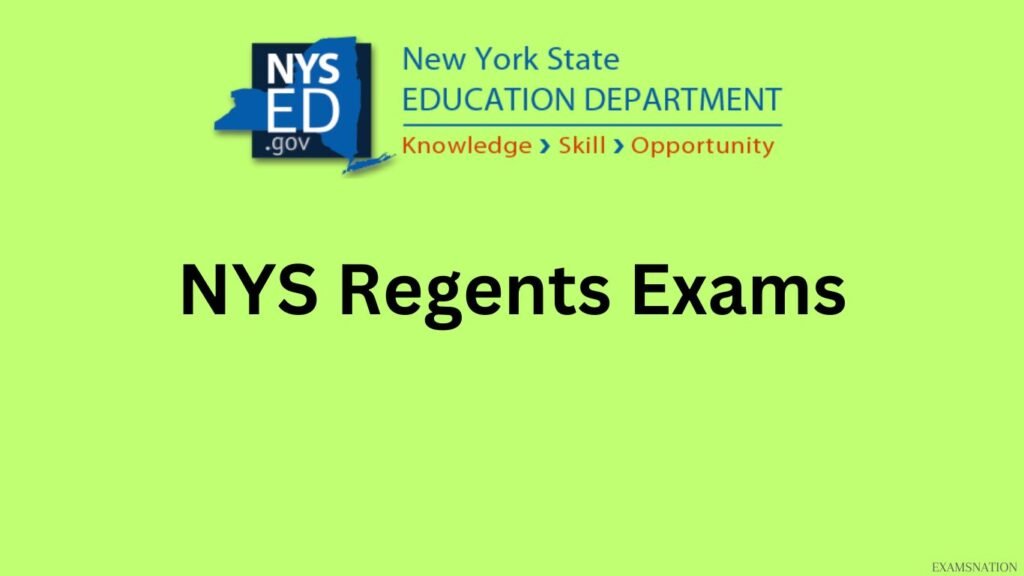 NYS Regents Exam 2024 ExamsNation